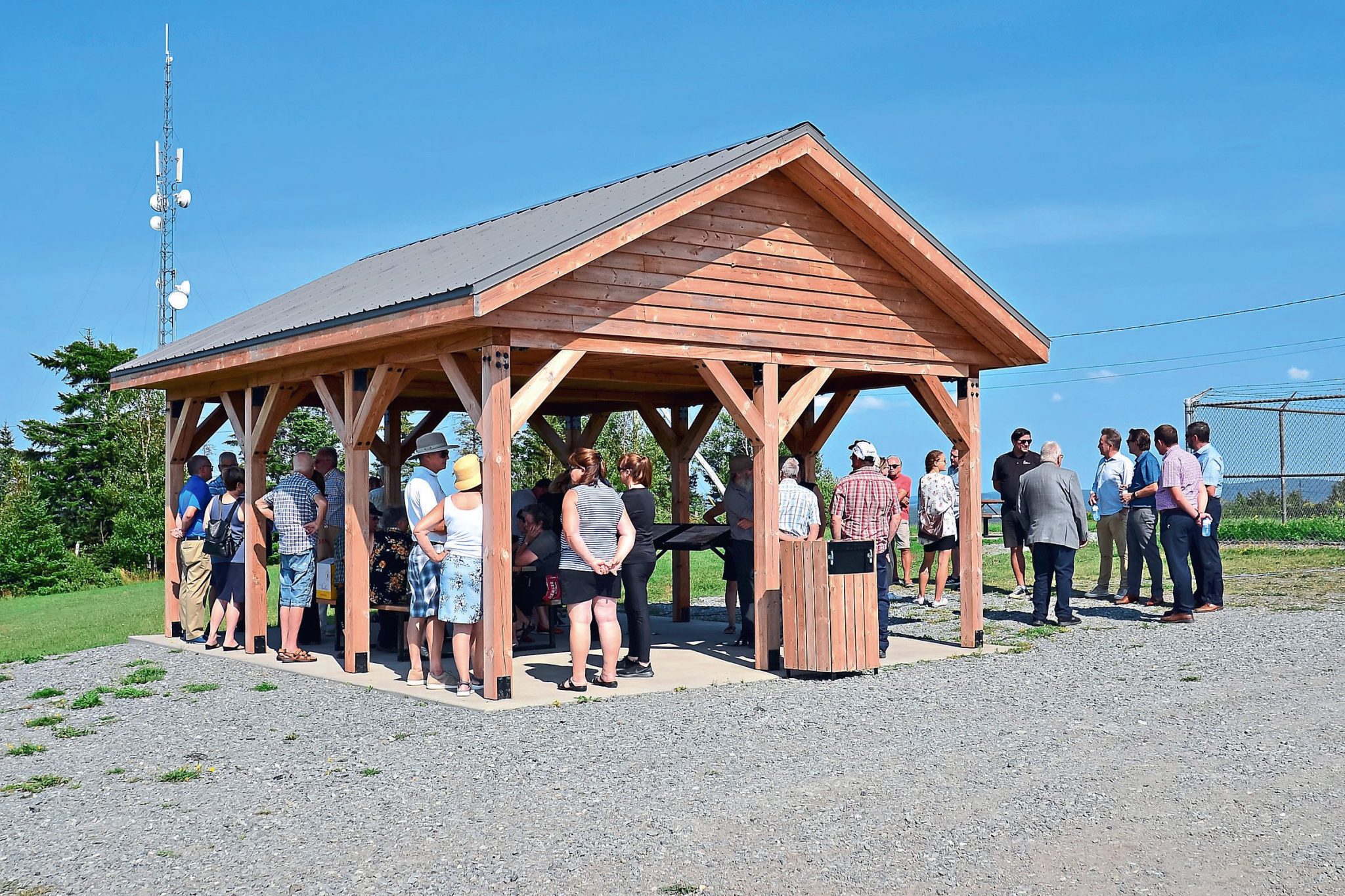Le Pavillon Boralex inauguré à SaintJeandeBrébeuf Courrier Frontenac