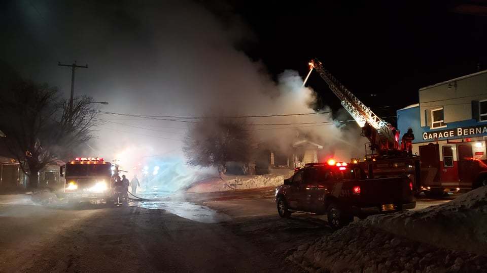 Feu de résidence à SteClotildedeBeauce Courrier Frontenac