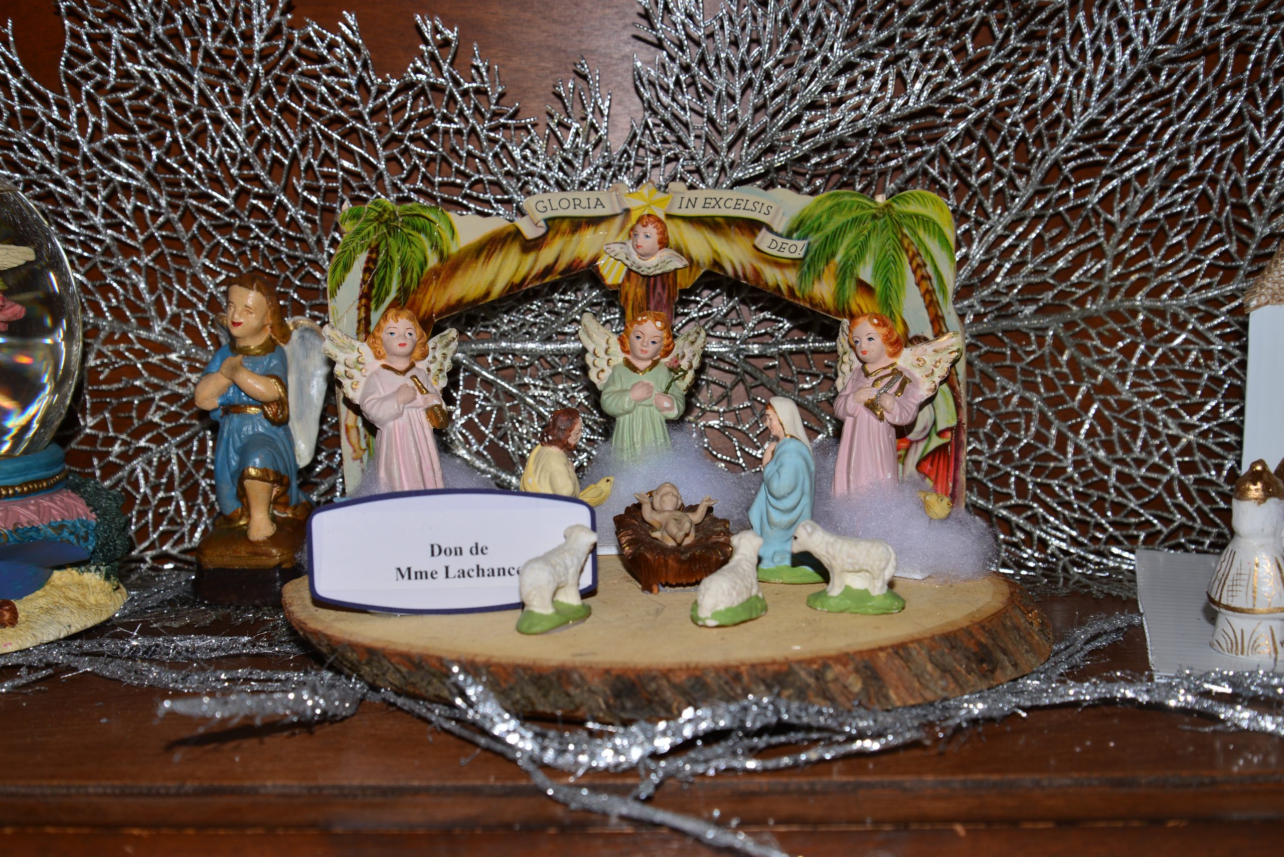 Crèche De Noël En Acrylique 2D - Décoration De Table 18x18 Cm, Classique Et Lumineuse