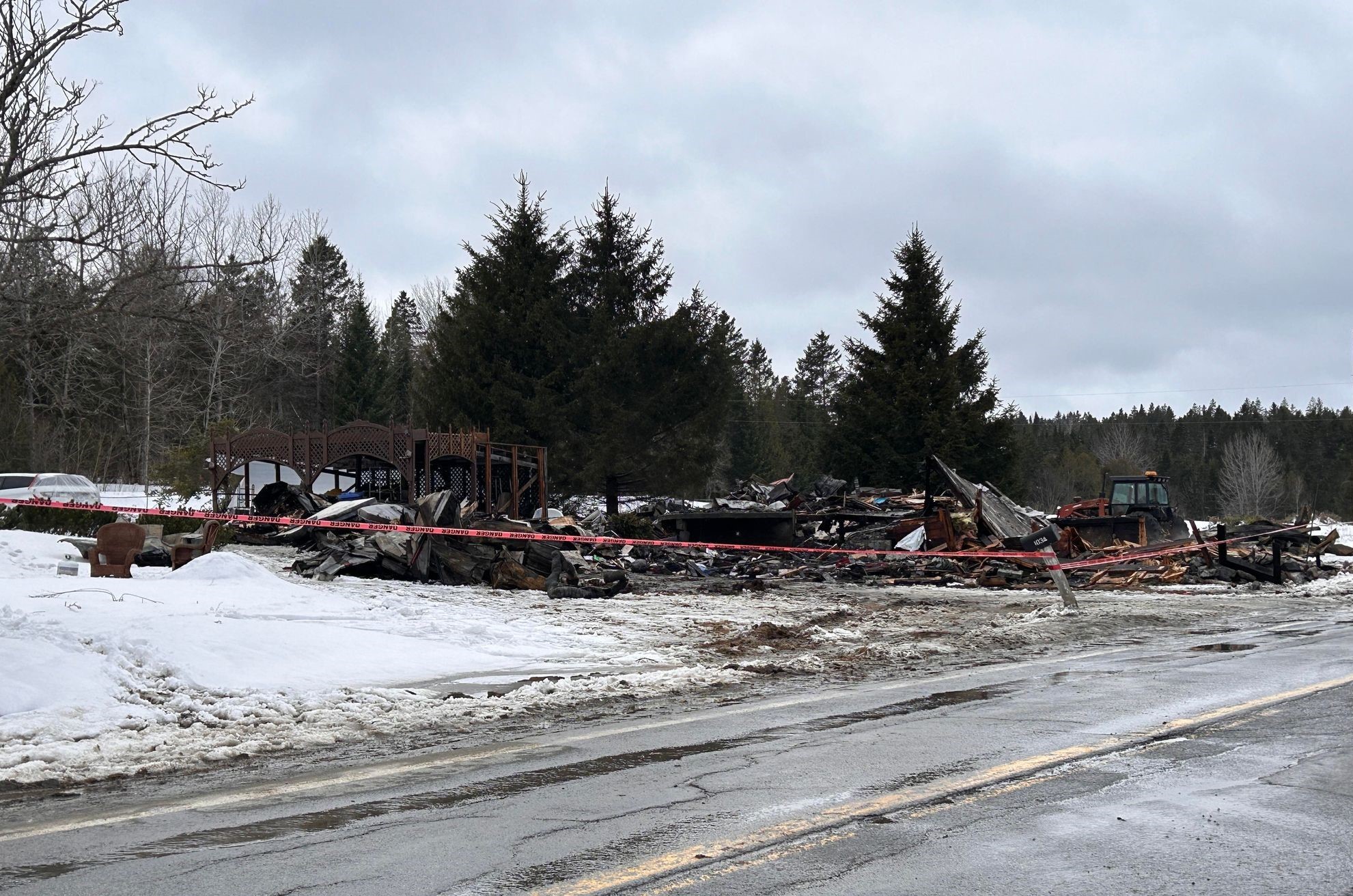 Un incendie détruit une résidence à SaintPierredeBroughton