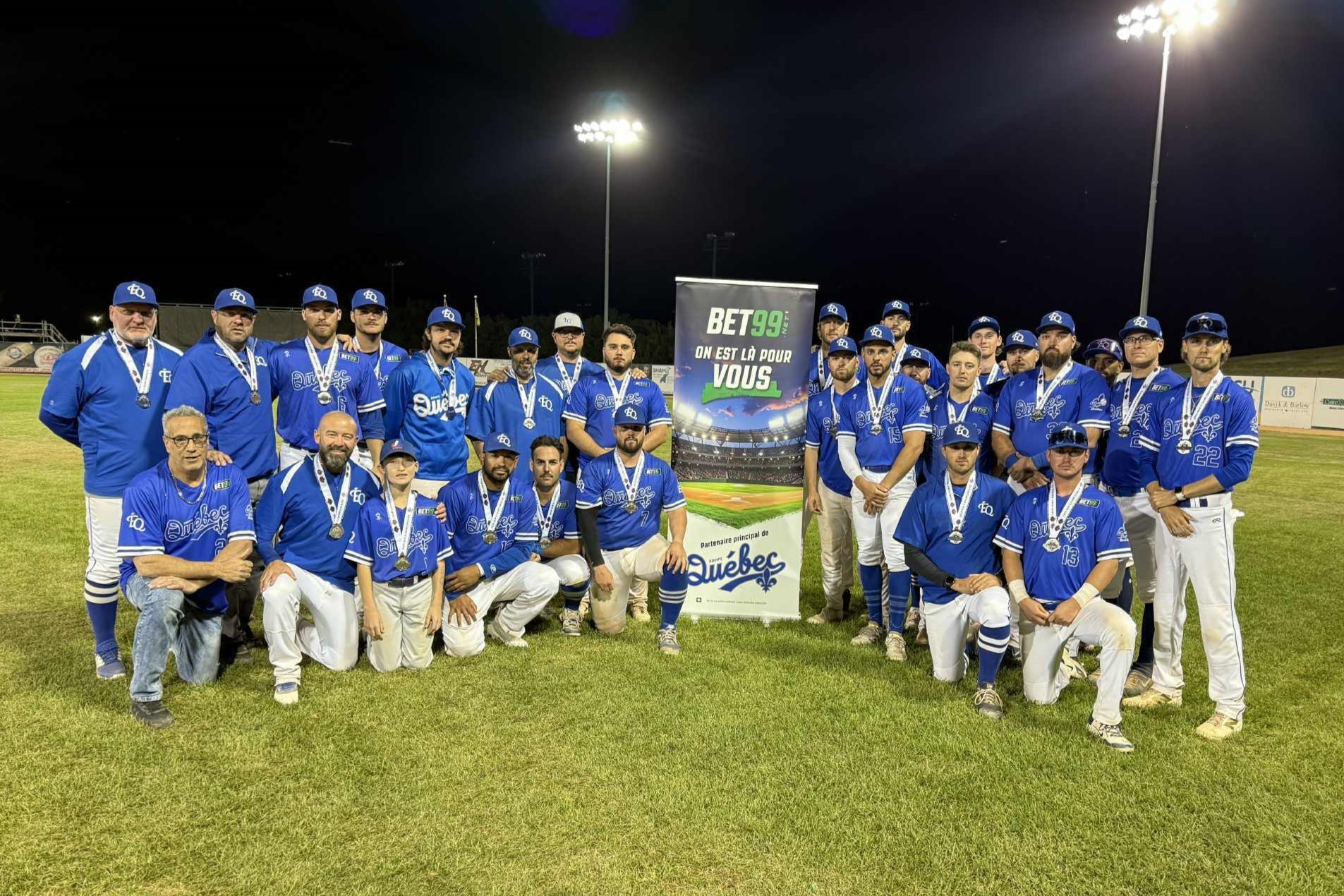 Team Quebec Wins Silver at the 2025 Canadian Senior Baseball Championship