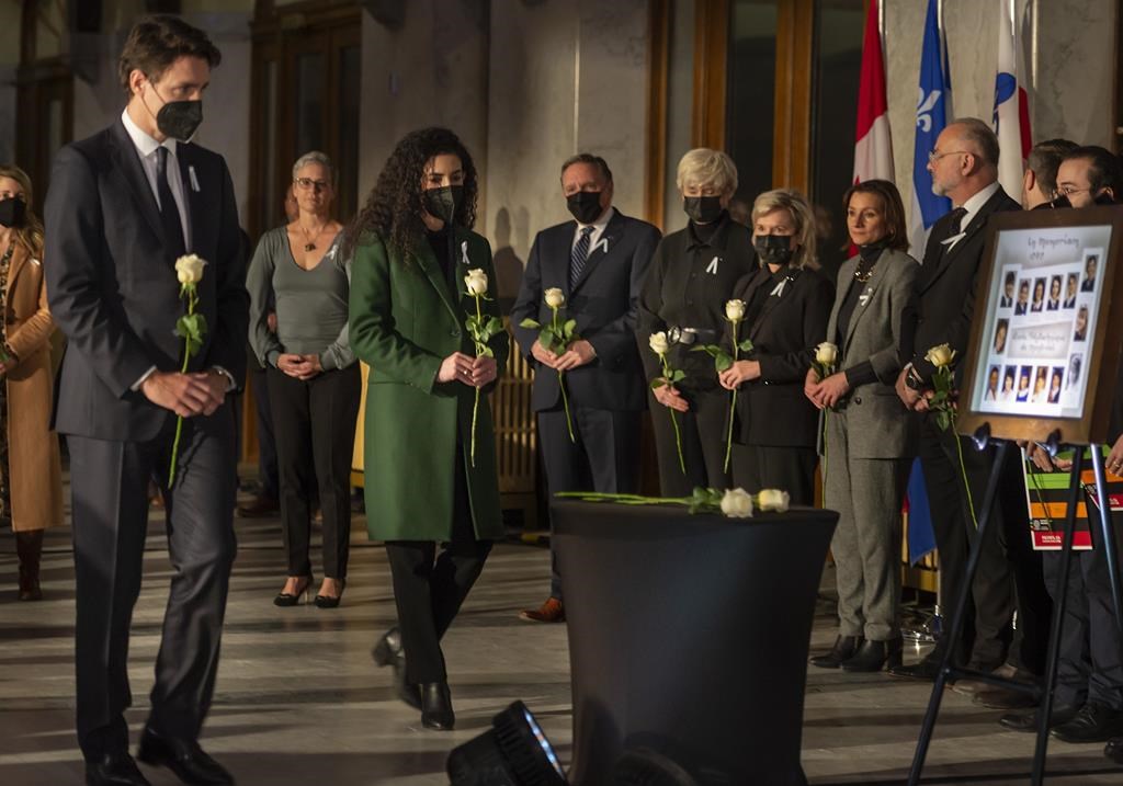 Montréal a souligné la mémoire des 14 femmes abattues à l’École Polytechnique en 1989