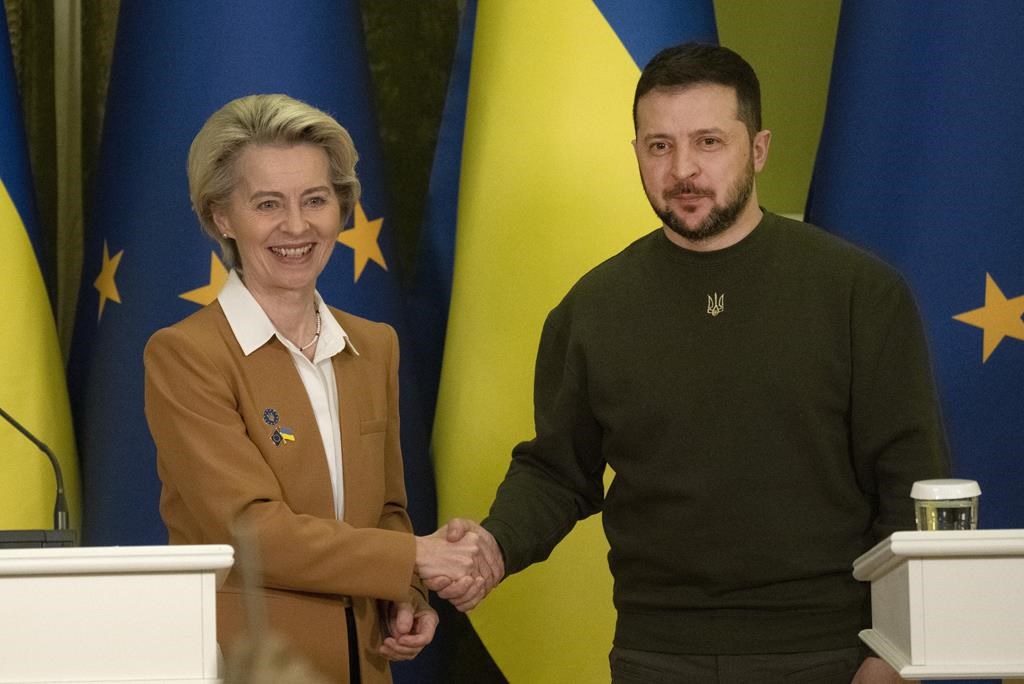 Des dirigeants de l’UE sont arrivés à Kyiv