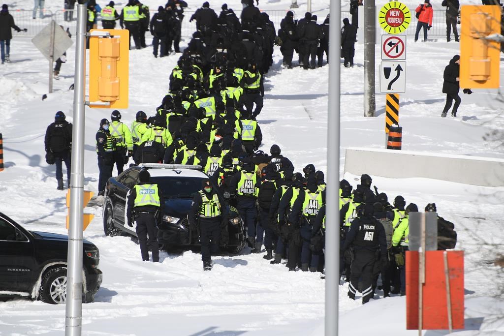 La VG d’Ottawa critique le manque de communications de la police pendant le «convoi»